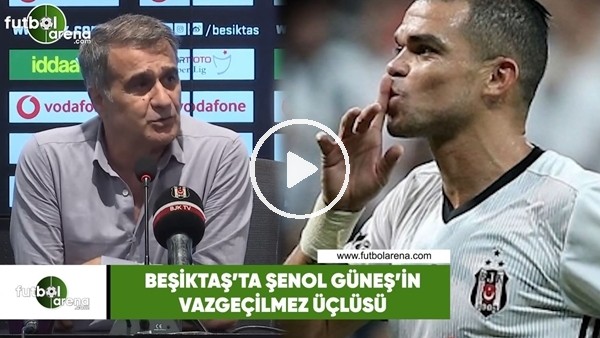 Şenol Güneş'in vazgeçilmez üçlüsü