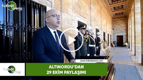 Altınordu'dan 29 Ekim paylaşımı