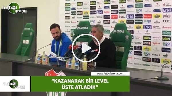 Samet Aybaba: "Kazanarak bir level üste atladık"