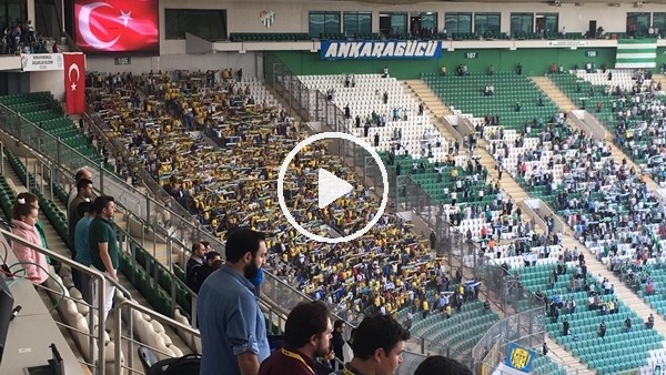 Bursaspor - Ankaragücü maçında tribünler
