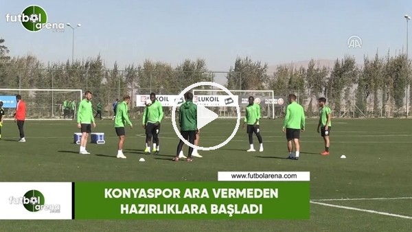 Konyaspor ara vermeden hazırlıklara başladı
