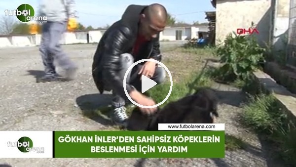Gökhan İnler'den sahipsiz köpekleri beslenmesi için yardım