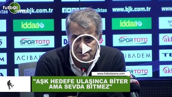 Şenol Güneş: "Aşk hedefe ulaşınca biter ama sevda bitmez"