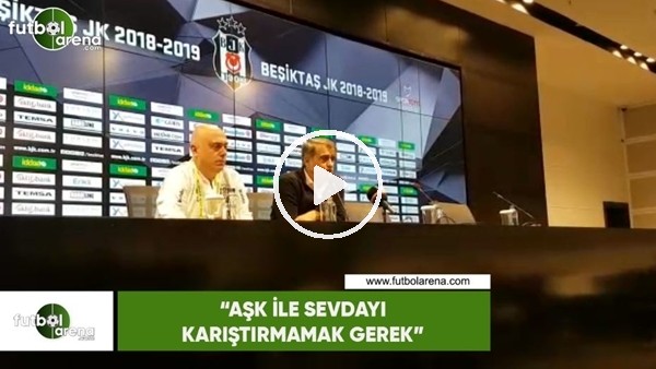 Şenol Güneş: "Aşk ile sevdayı karıştırmamak gerek"