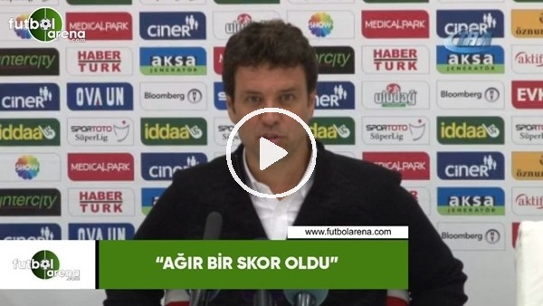 Cihat Arslan: "Ağır bir skor oldu"