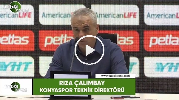 Rıza Çalımbay: "Rahatlıkla kazanabilirdik"