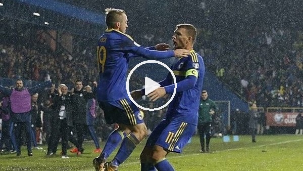 Dzeko'nun 300. golüne asisti Edin Visca yaptı