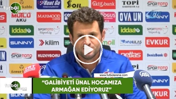 Hüseyin Cimşir: "Galibiyeti Ünal hocamıza armağan ediyoruz"