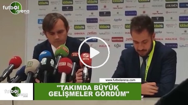 Phillip Cocu: "Takımda büyük gelişmeler gördüm"