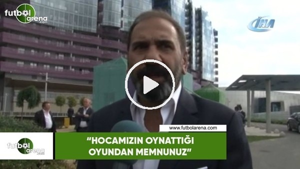 Mecnun Otyakmaz: "Hocamızın oynattığı futboldan memnunuz"
