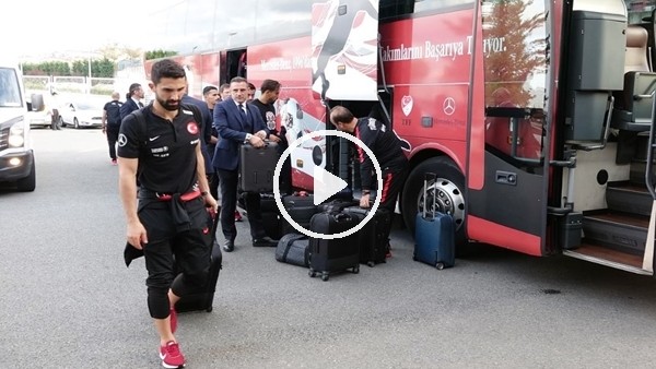 A Milli Futbol Takımı, Soçi'ye gitti