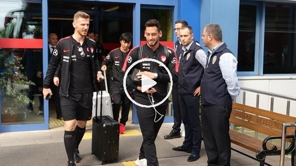 A Milli Futbol Takımı Trabzon'da