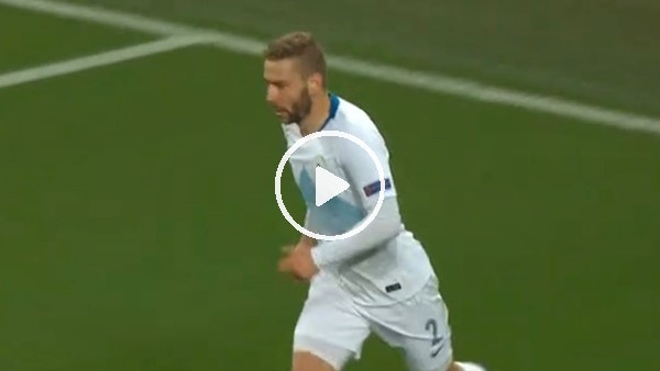 Konyasporlu Skubic'in Kıbrıs Rum Kesimi'ne attığı gol