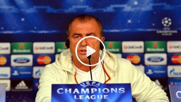Fatih Terim, Porto maç öncesi basın toplantısı düzenledi