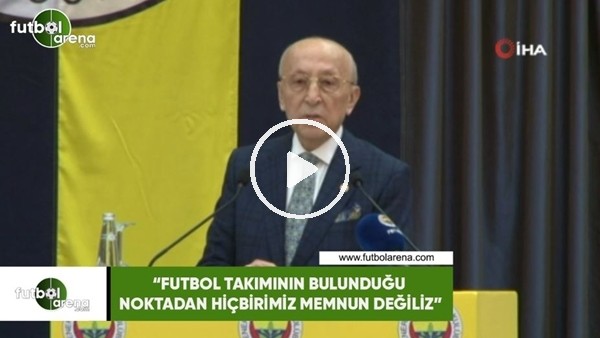 Vefa Küçük: "Futbol takımının bulunduğu noktadan hiçbirimiz memnun değiliz"