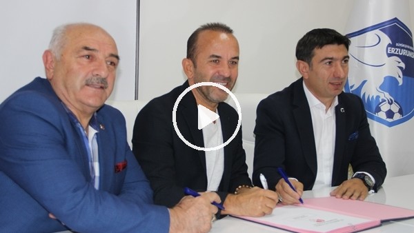 Mehmet Özdilek, Erzurumspor'a imzayı attı
