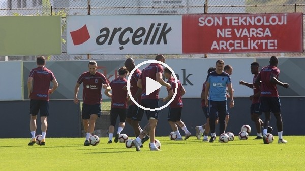 Trabzonspor, Erzurumspor maçı hazırlıklarını sürdürdü