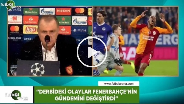 Fatih Terim: "Derbideki olaylar Fenerbahçe'nin gündemini değiştirdi"
