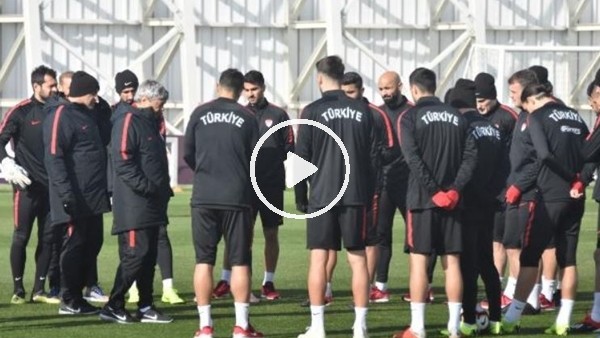A Milli Futbol Takımı, Ukrayna maçının hazırlıklarına başladı