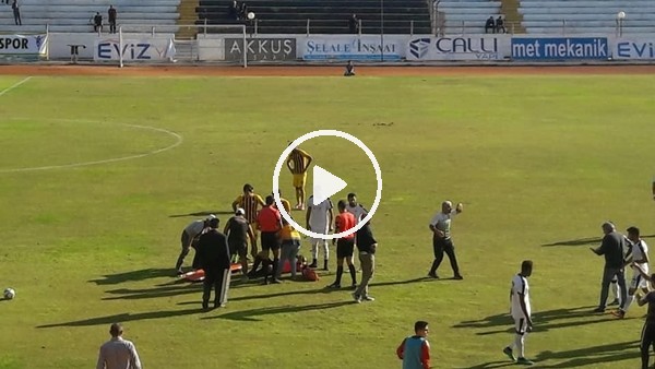Bu kez hakem sakatlandı