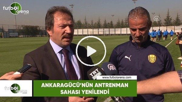 Ankaragücü'nün antrenman sahası yenilendi