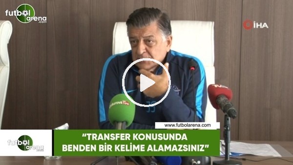 Yılmaz Vural: "Transfer konusunda benden bir kelime alamazsınız"