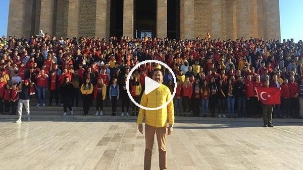 Kayserispor taraftarı Anıtkabir'de andımızı okudu
