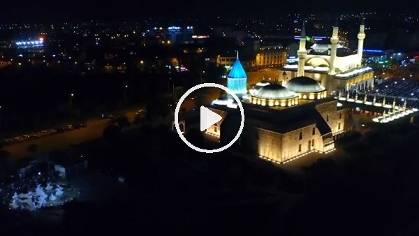 Konya'da milli maç coşkusu