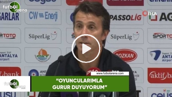 Bülent Korkmaz: "Oyuncularımla gurur duyuyorum"