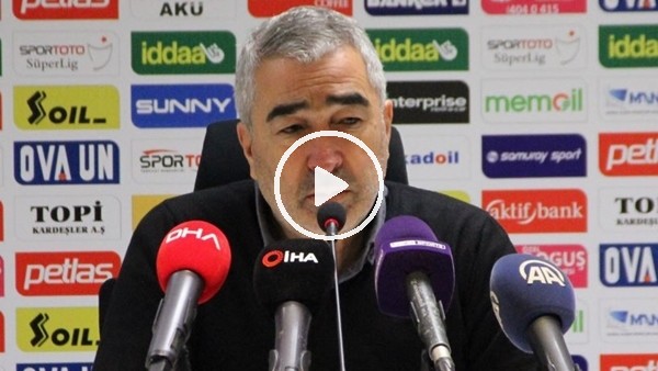 Samet Aybaba, devre arasında futbolcularına yaptığı konuşmayı anlattı
