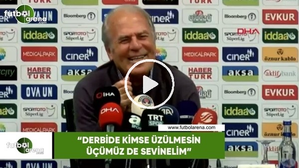 Mustafa Denizli: "Derbide kimse üzülmesin üçümüz de sevinelim"