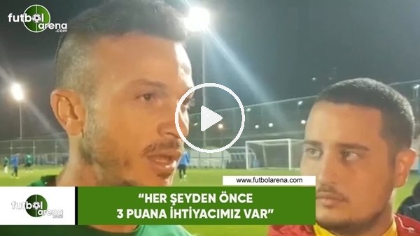 Boldrin: "Her şeyden önce 3 puana ihtiyacımız var"