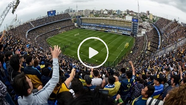 Boca Juniors antrenmanını 49 bin kişi izledi!
