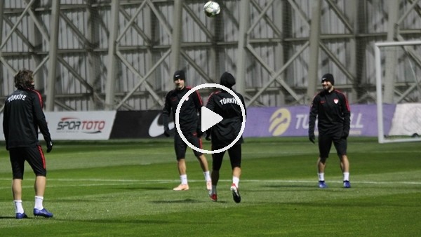 A Milli Futbol Takımı, İsveç maçına hazır