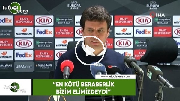 Cihat Arslan: "En kötü beraberlik bizim elimizdeydi"