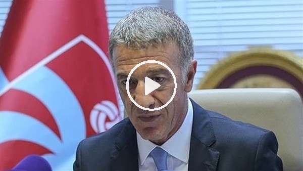 Ahmet Ağaoğlu: "Maçın hakemine güveniyoruz"