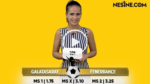 Galatasaray - Fenerbahçe derbisi Nesine'de! TIKLA & OYNA