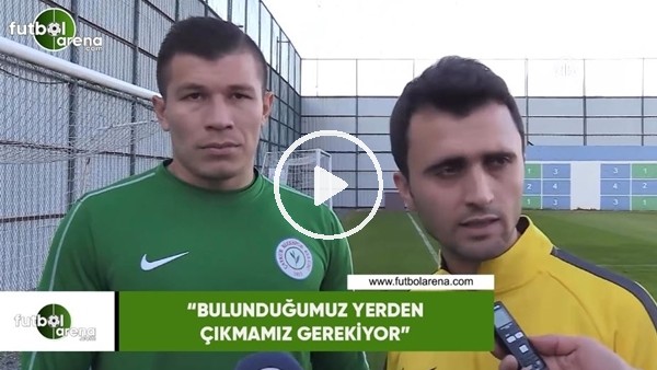 Samudio: "Bulunduğumuz yerden çıkmamız gerekiyor"