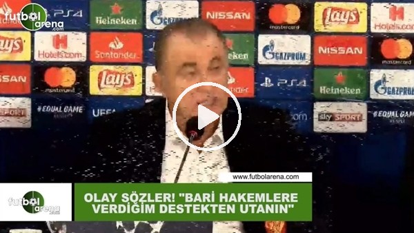 Fatih Terim'den olay sözler! "Bari hakemlere verdiğim destekten utanın"