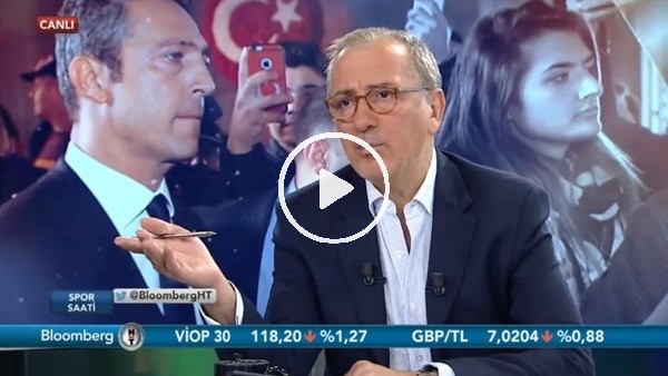 Fatih Altaylı: "Atatürk'e sahip çıkış tavırları için Ali Koç'u kutluyorum"