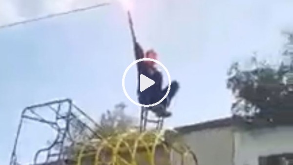Makedon taraftarlardan 3D koreografi