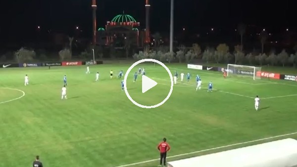 Yunus Akgün'ün İzlanda U19 Takımına attığı gol