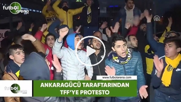 Ankaragücü taraftarından TFF'ye protesto