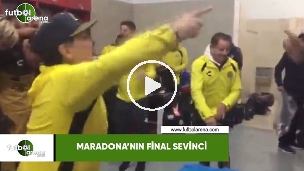 Maradona'nın final sevinci
