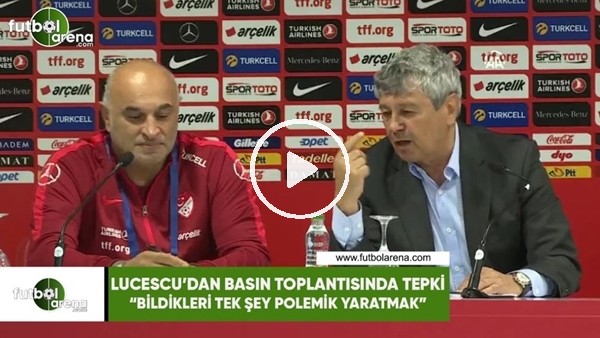 Lucescu'dan basın toplantısında tepki! "Bildikleri tek şey polemik yaratmak"