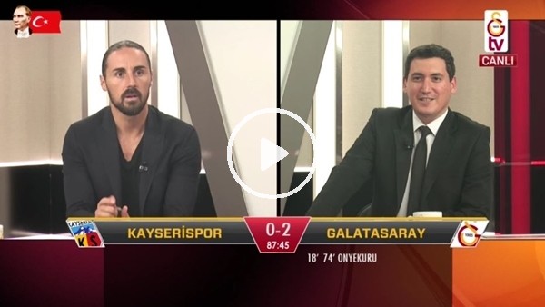 Ömer Bayram'ın golünde GS TV spikerleri