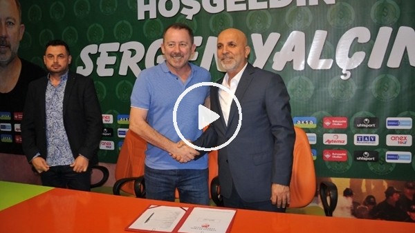 Alanyaspor'da Sergen Yalçın dönemi başladı