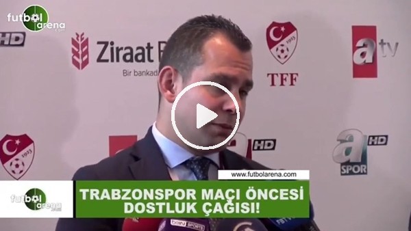 Fenerbahçe'den Trabzonspor maçı öncesi dostluk çağrısı