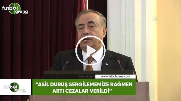 Mustafa Cengiz: "Asil duruş sergilememize rağmen artı cezalar verildi"