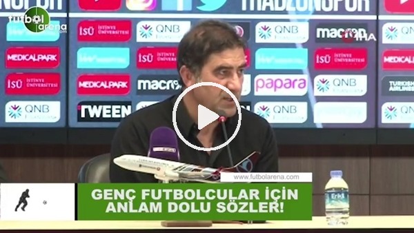 Ünal Karaman'dan genç futbolcular için anlam dolu sözler